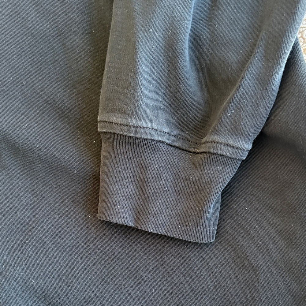 Lacoste Classic Black Quarter Zip Sweater - Picture 6 of 7